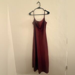 All Saints Burgundy Dress
